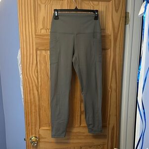 90 Degree By Reflex Charcoal Capri Leggings